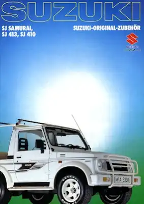 Suzuki Pkw Zubehör Prospekt ca. 1988
