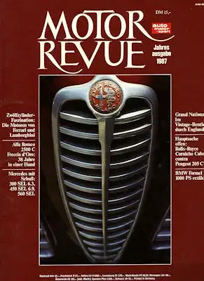 Motor Revue Jahresausgabe 1987