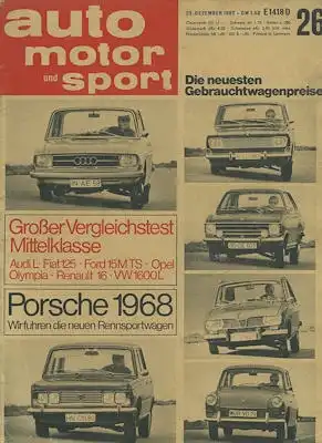 Auto, Motor & Sport 1967 Heft 26