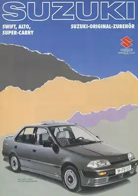 Suzuki Pkw Zubehör Prospekt 8.1990