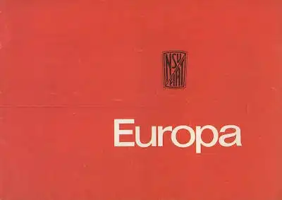 NSU-Fiat Europa Prospekt 12.1963