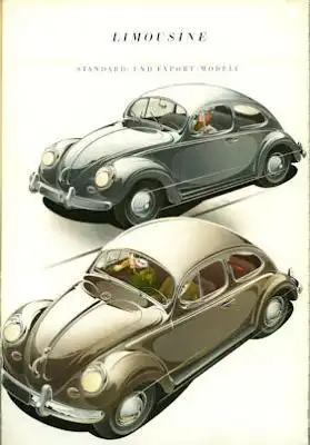 VW Käfer Prospekt 1955