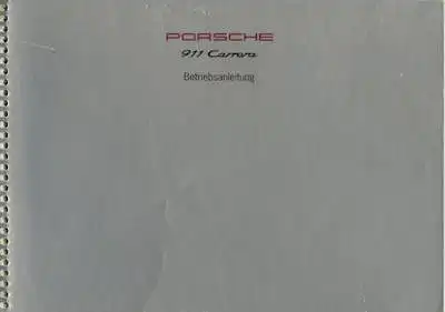 Porsche 911 Carrera Bedienungsanleitung 6.1994