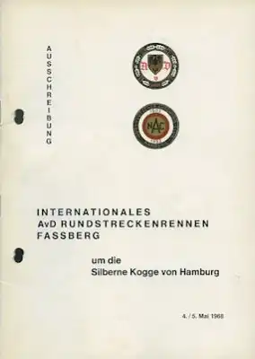 Ausschreibung Fassberg 4./5.5.1968