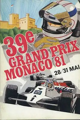 Programm Monaco Grand Prix 28./31.5.1981