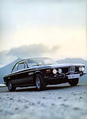 BMW 3.0 CS / 3.0 CSI Prospekt ca. 1972 nl