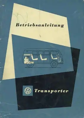 VW Transporter Bedienungsanleitung 7.1953