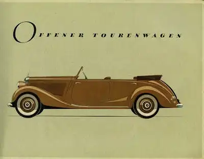 Mercedes-Benz 170 V Prospekt 1947 / 77 Reprint