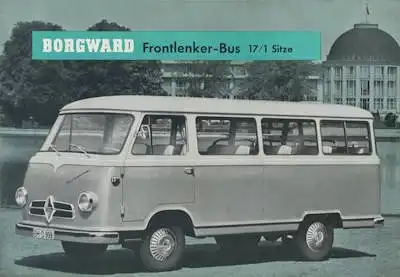 Borgward Frontlenkerbus 17/1 Prospekt 12.1958