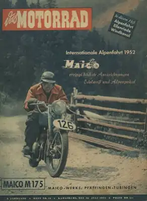 Das Motorrad 1952 Heft 14