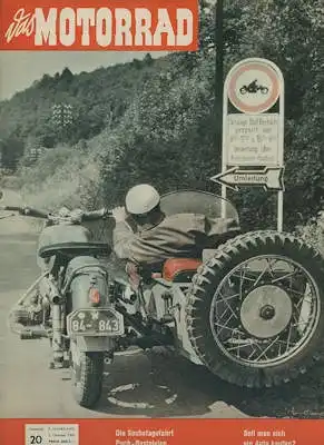 Das Motorrad 1957 Heft 20