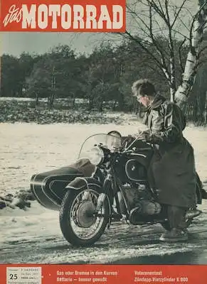 Das Motorrad 1957 Heft 25