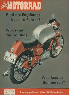 Das Motorrad 1958 Heft 8