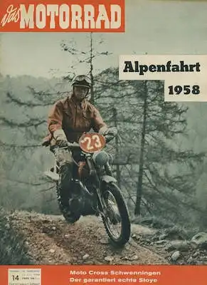 Das Motorrad 1958 Heft 14