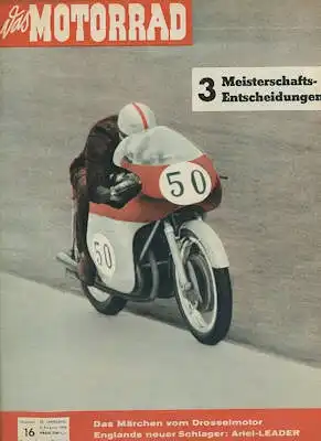 Das Motorrad 1958 Heft 16