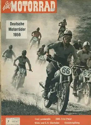 Das Motorrad 1959 Heft 7