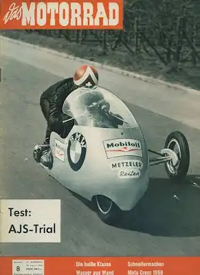 Das Motorrad 1959 Heft 8