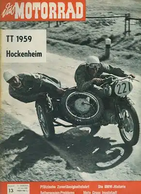 Das Motorrad 1959 Heft 13
