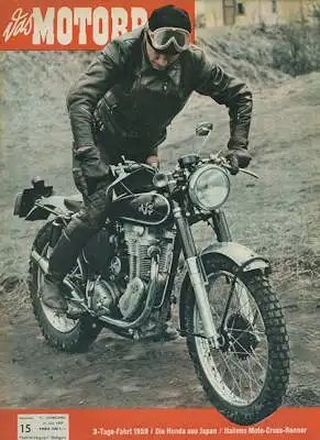 Das Motorrad 1959 Heft 15