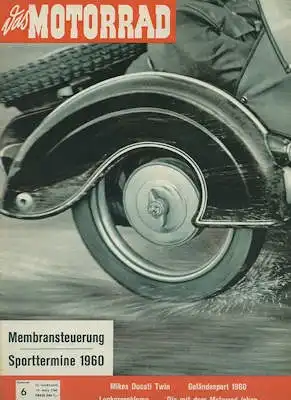 Das Motorrad 1960 Heft 6