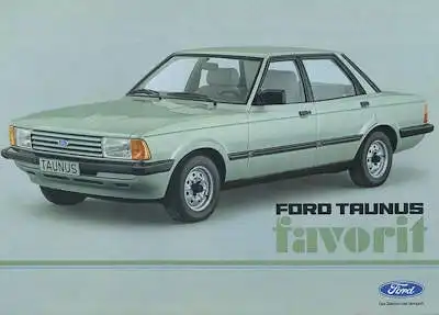 Ford Taunus Favorit Prospekt 8.1981