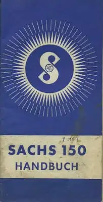 Sachs 150 ccm Bedienungsanleitung 7.1953