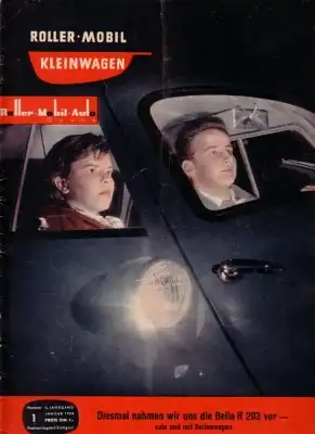Rollerei und Mobil / Roller Mobil Kleinwagen 1958 Heft 1
