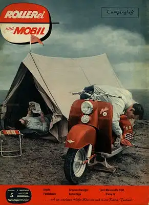 Rollerei und Mobil / Roller Mobil Kleinwagen 1956 Heft 5
