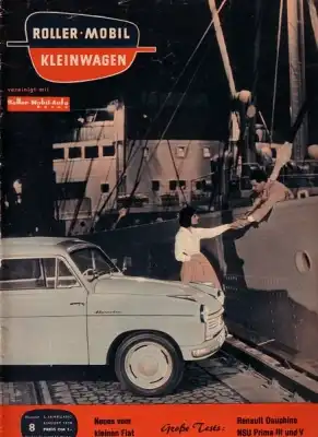 Rollerei und Mobil / Roller Mobil Kleinwagen 1958 Heft 8