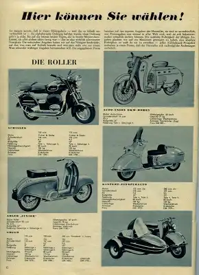 Rollerei und Mobil / Roller Mobil Kleinwagen 1955 Heft 4