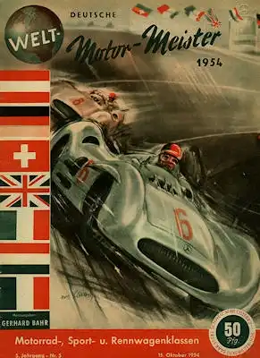 Gehard Bahr Welt- Motor-Meister 1954 Heft 5