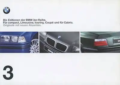 BMW 3er Edition Prospekt-Mappe 1997