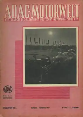ADAC Motorwelt 1949 Heft 11