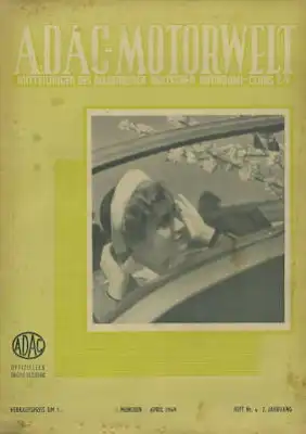 ADAC Motorwelt 1949 Heft 4