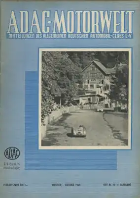 ADAC Motorwelt 1949 Heft 10