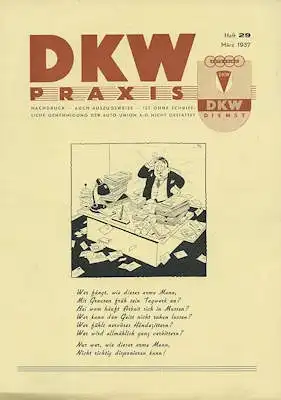 DKW Praxis Nr. 29 März 1937
