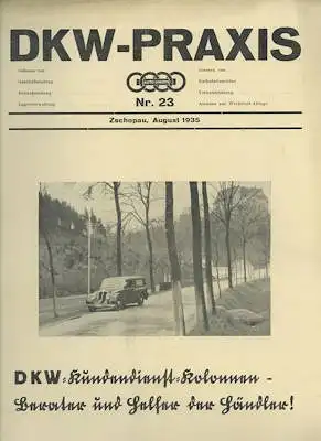 DKW Praxis Nr. 23 August 1935