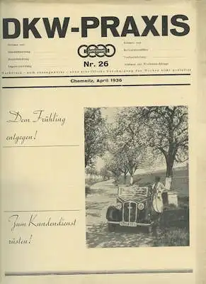 DKW Praxis Nr. 26 April 1936