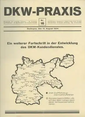 DKW Praxis Nr. 16 August 1934