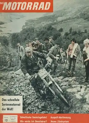 Das Motorrad 1961 Heft 12
