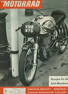 Das Motorrad 1961 Heft 16