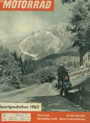 Das Motorrad 1962 Heft 7