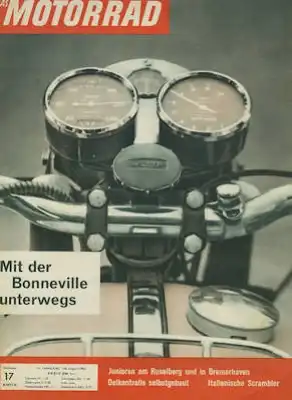 Das Motorrad 1962 Heft 17