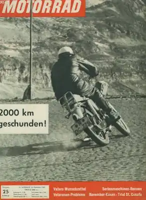 Das Motorrad 1962 Heft 25