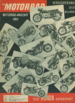 Das Motorrad 1963 Heft 6