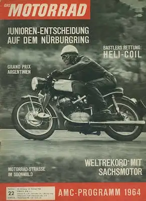 Das Motorrad 1963 Heft 22