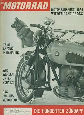 Das Motorrad 1964 Heft 1