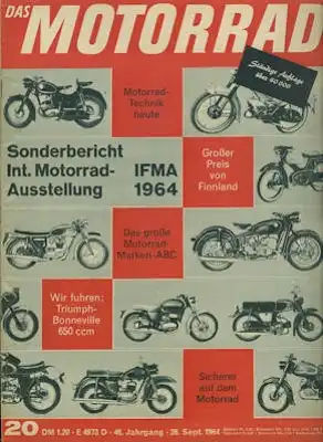 Das Motorrad 1964 Heft 20