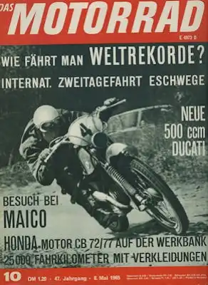 Das Motorrad 1965 Heft 10