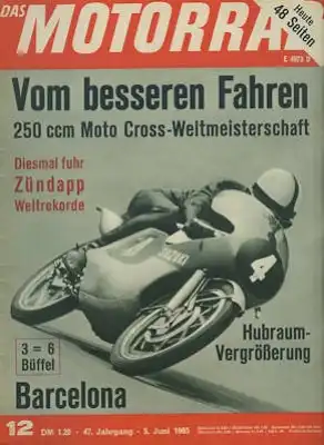 Das Motorrad 1965 Heft 12